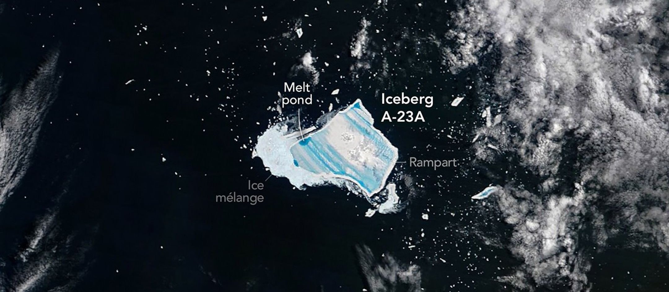 Największa góra lodowa nie dotrwa do lata? A23a topnieje
