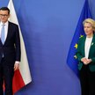 Premier Mateusz Morawiecki i Przewodnicząca Komisji Europejskiej Ursula von der Leyen