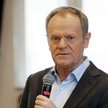 Przewodniczący Platformy Obywatelskiej Donald Tusk w Chorzowie