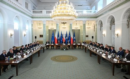 Posiedzenie Rady Bezpieczeństwa Narodowego w Pałacu Prezydenckim 11 września 2025 r.