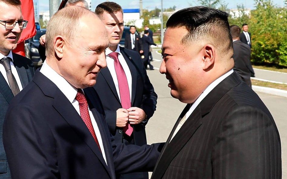 Władimir Putin i Kim Dzong Un