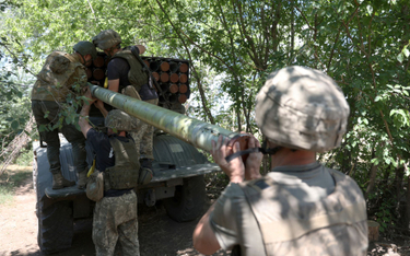 Ukraińscy żołnierze w Donbasie