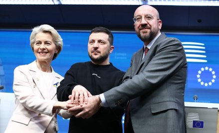 Zełenski w Europie. „Trudniej odmówić czołgu, gdy on stoi obok”