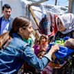 Salma Hayek w obozie dla syryjskich uchodźców