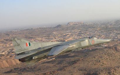 Samolot szturmowy MiG-27ML Sił Powietrznych Indii. Fot./Siły Powietrzne Indii.