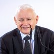 Prezes PiS Jarosław Kaczyński podczas spotkania z mieszkańcami Włocławka