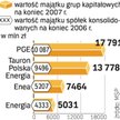 W 2007 r. wzrosły kapitały własne i wartość akcji spółek SP notowanych na GPW. Najbardziej firm ener