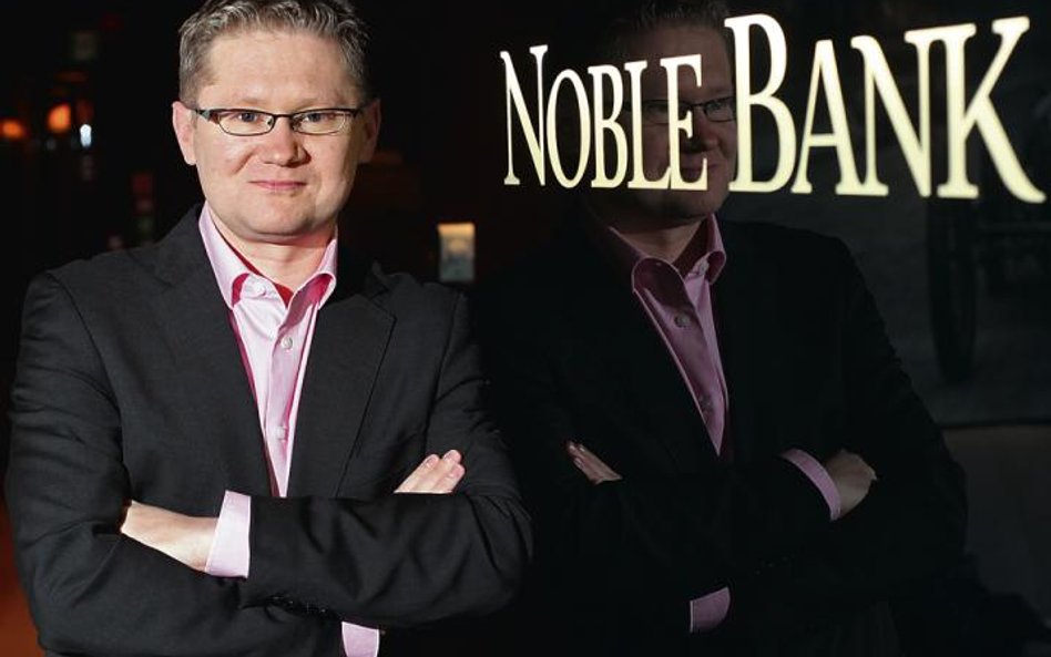 Kierowany przez Krzysztofa Rosińskiego Getin Noble Bank najpewniej poda wyniki zbliżone do rynkowego