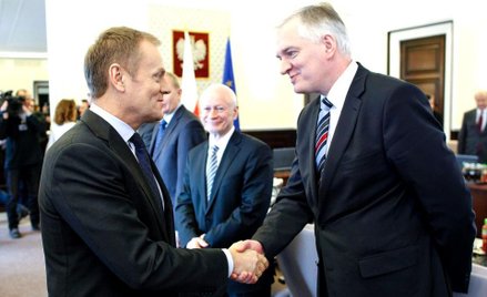 Donald Tusk i Jarosław Gowin