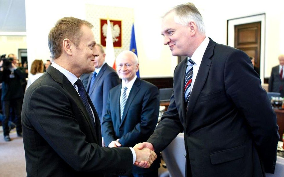 Donald Tusk i Jarosław Gowin