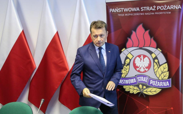 Minister spraw wewnętrznych i administracji Mariusz Błaszczak