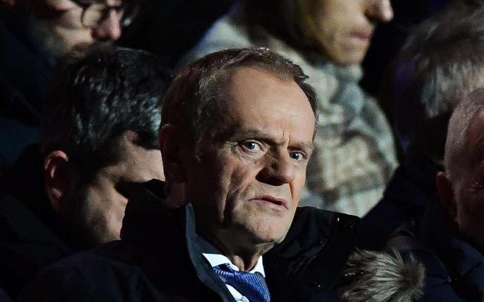 Przewodniczący PO Donald Tusk