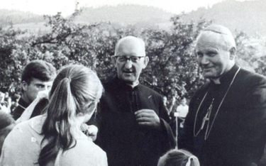 Ks. Franciszek Blachnicki z papieżem Janem Pawłem II