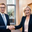 Premier Mateusz Morawiecki spotkał się z Marine Le Pen, szefową Zjednoczenia Narodowego, przed unijn