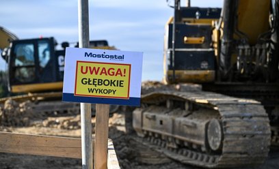 Wstrzymane prace na odcinku drogi ekspresowej S19 Domaradz-Iskrzynia, w okolicy miejscowości Jabłoni