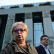 Pierwsza prezes Sądu Najwyższego Małgorzata Gersdorf przed siedzibą SN