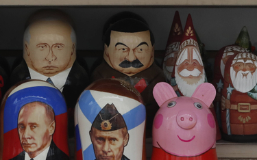 Jelizawieta Lichaczewa oceniła, że Józef Stalin w Rosji jest elementem popkultury. Na zdjęciu stoisk