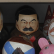 Jelizawieta Lichaczewa oceniła, że Józef Stalin w Rosji jest elementem popkultury. Na zdjęciu stoisk