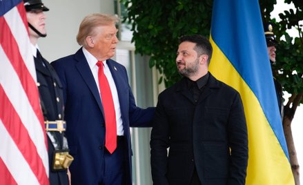 Prezydenci USA i Ukrainy, Donald Trump i Wołodymyr Zełenski