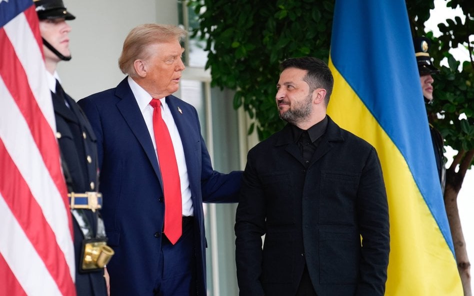 Prezydenci USA i Ukrainy, Donald Trump i Wołodymyr Zełenski