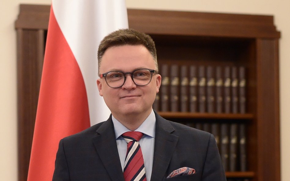 Marszałek Sejmu Szymon Hołownia