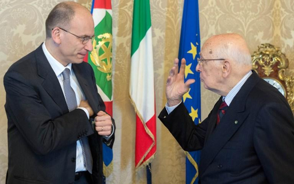 Enrico Letta i Giorgio Napolitano