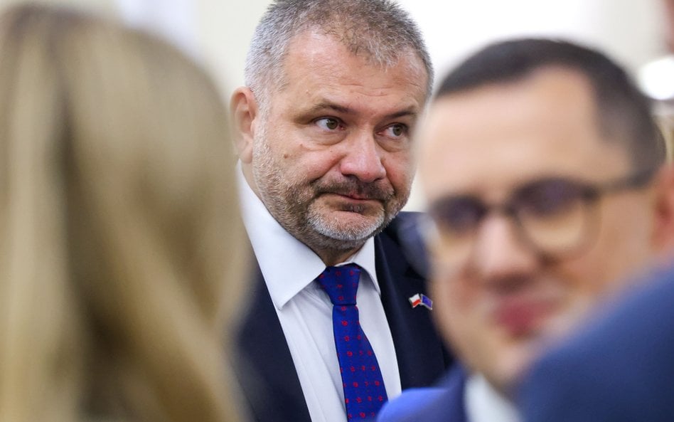 Minister sprawiedliwości Waldemar Żurek na posiedzeniu rządu w KPRM w Warszawie