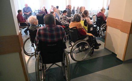 Pensjonariusze Domu Pomocy Społecznej w Szczecinie