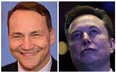 Radosław Sikorski i Elon Musk