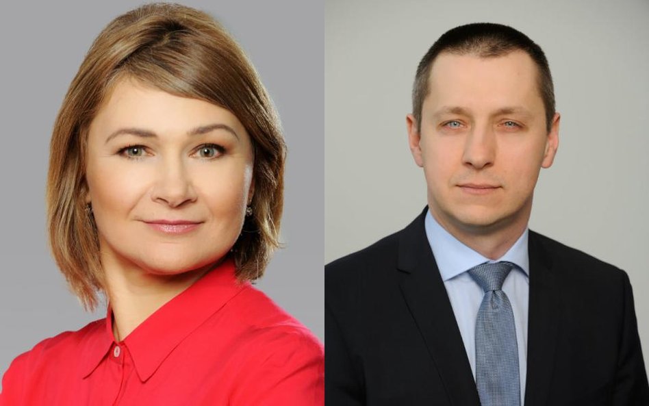 Katarzyna Serwińska i Tomasz Kret