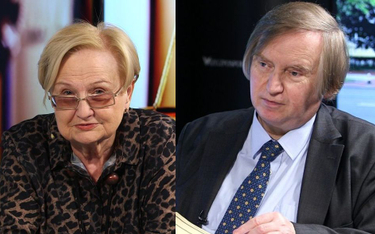 prof. Ewa Łętowska i prof. Ryszard Piotrowski