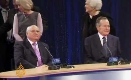 Michaił Gorbaczow i George Bush senior