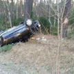 Auto oficerów SOP dachowało, bo funkcjonariusze jechali za szybko
