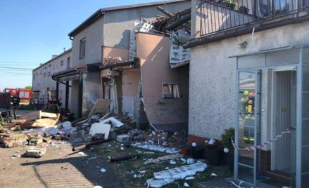 Dwie osoby zostały poszkodowane po wybuchu butli z gazem w Trębaczowie w Wielkopolsce
