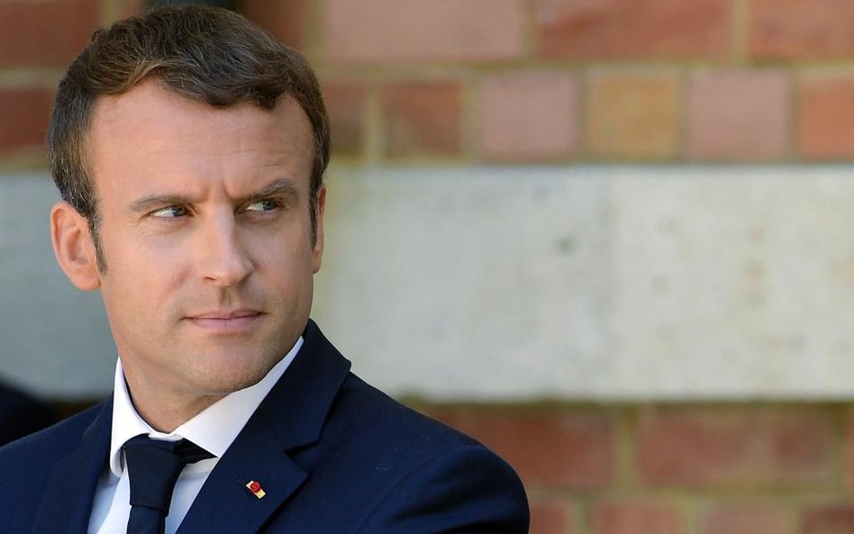 Prezydent Francji Emmanuel Macron