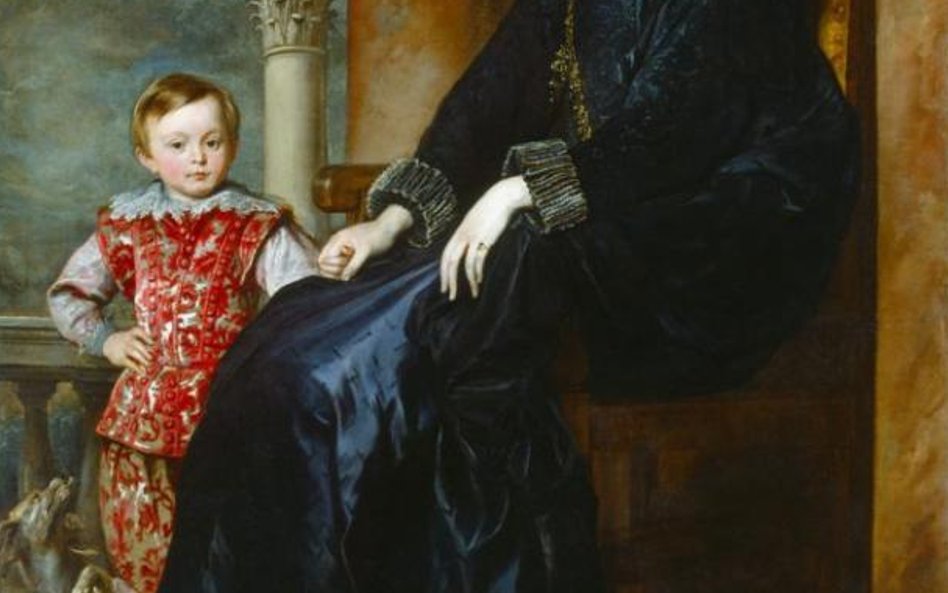 Sir Anthony Van Dyck A Genoese Noblewoman and Her Son, c. 1626. National Gallery of Art, Washington,