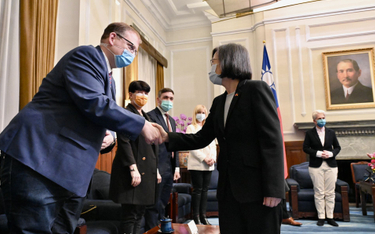 Tsai Ing-wen spotyka się z niemieckimi parlamentarzystami