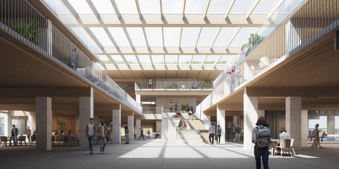 Wizualizacja nowego gmachu UW