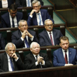 Jarosław Kaczyński w sejmowych ławach