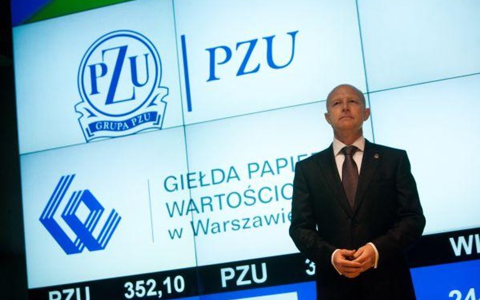 Andrzej Klesyk, prezes zarządu PZU w dniu debiutu spółki na GPW