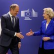 Premier Donald Tusk i przewodnicząca KE Ursula von der Leyen