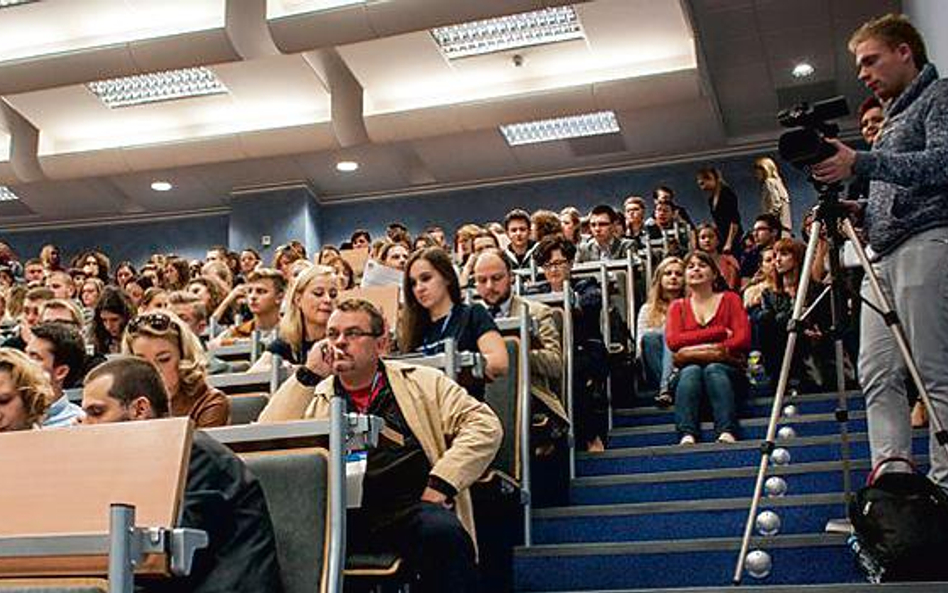 Konferencja cieszyła się dużym zainteresowaniem. Nie tylko mediów