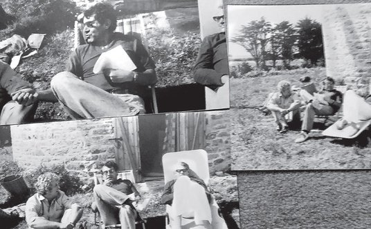 Milan Kundera i Milos Forman, mat. promocyjne wyd. W.A.B.