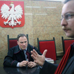 Po rozprawie przed krakowskim Sądem Okręgowym: sędzia Rafał Lisak i prokurator Marek Sosnowski (zdję
