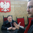 Po rozprawie przed krakowskim Sądem Okręgowym: sędzia Rafał Lisak i prokurator Marek Sosnowski (zdję