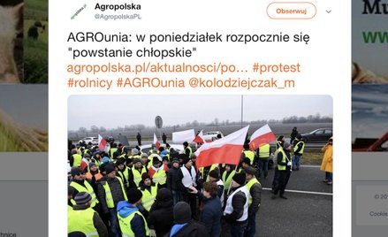 Protest rolników. Znaczne utrudnienia na drogach