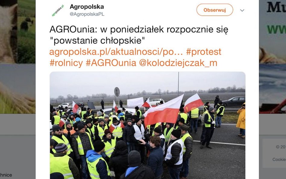 Protest rolników. Znaczne utrudnienia na drogach