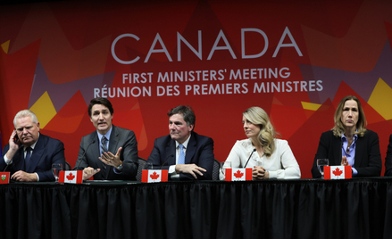 Doug Ford, premier Ontario, Justin Trudeau, premier Kanady, Dominic LeBlanc, minister finansów i spr