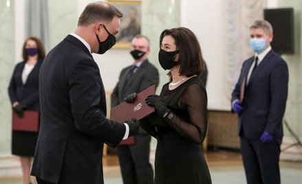 Prezydent RP wręcza akty powołania do pełnienia urzędu na stanowisku sędziego