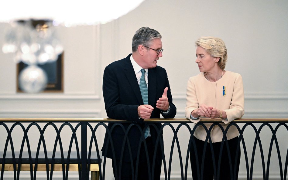 Keir Starmer i Ursula von der Leyen